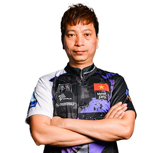 Duong Quoc Hoang in his World Nineball Tour playing uniform
